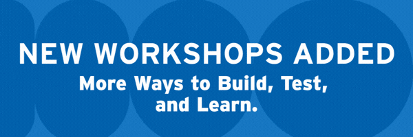 New Workshops Added!